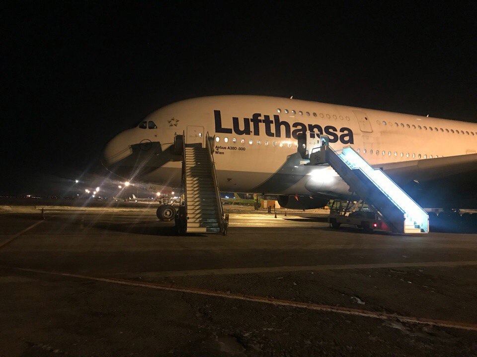 A380 в Толмачёво